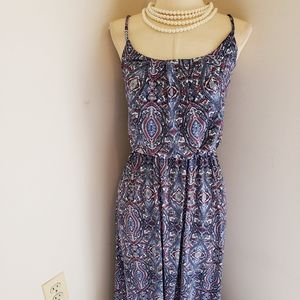 LOVE RYAN ADORABLE PAISLEY MAXI DRESS